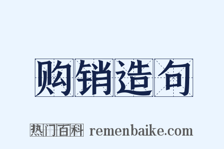 购销造句是什么意思的图片